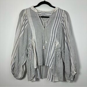 Saylor Revolve Women’s 100% Cotton Striped Flowy Top Size S